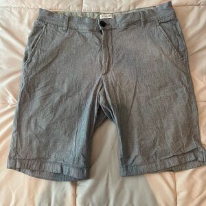 Bonobos Gray Flat Front Chino Shorts
